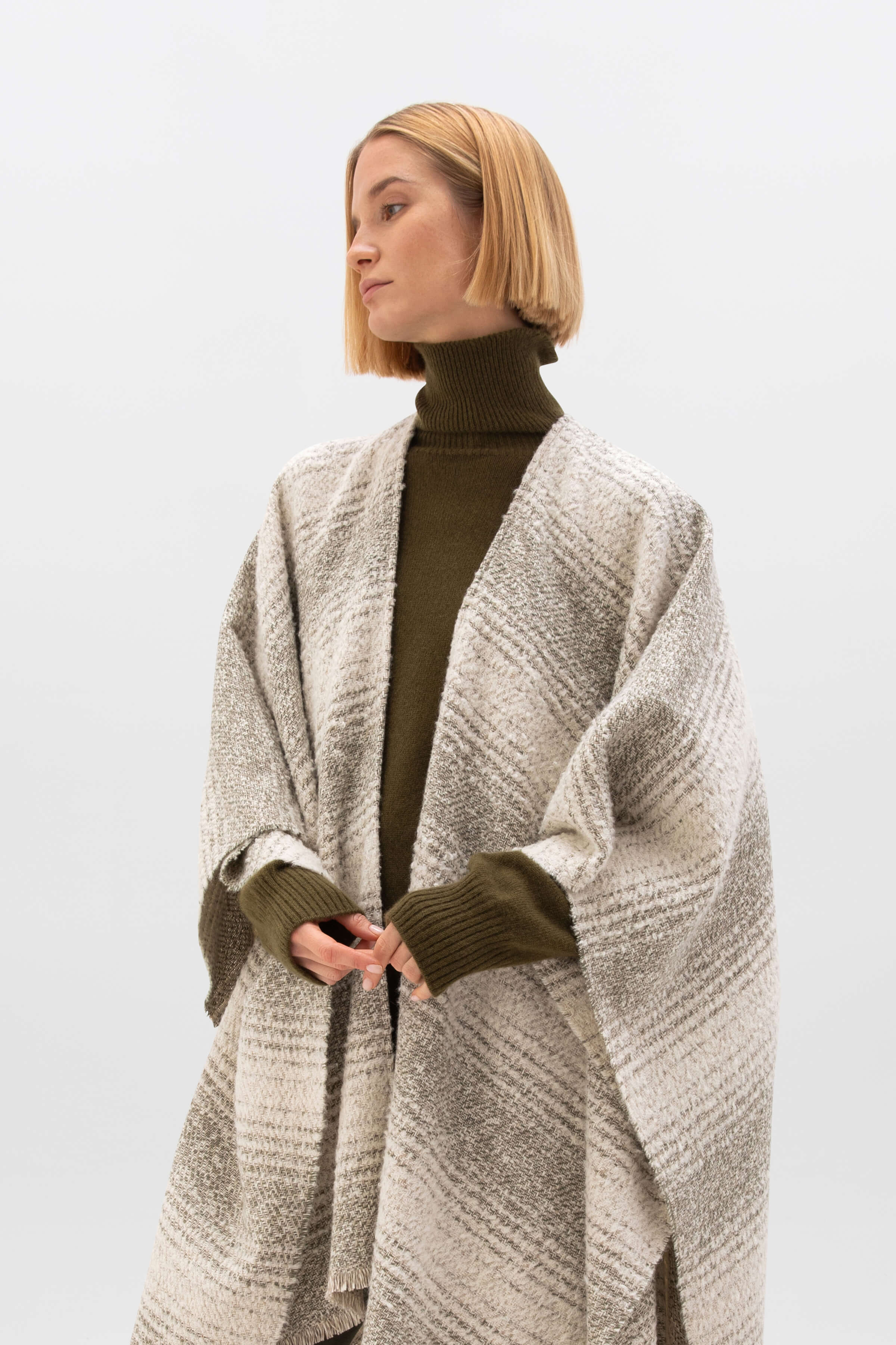 Textural Ombré Cape