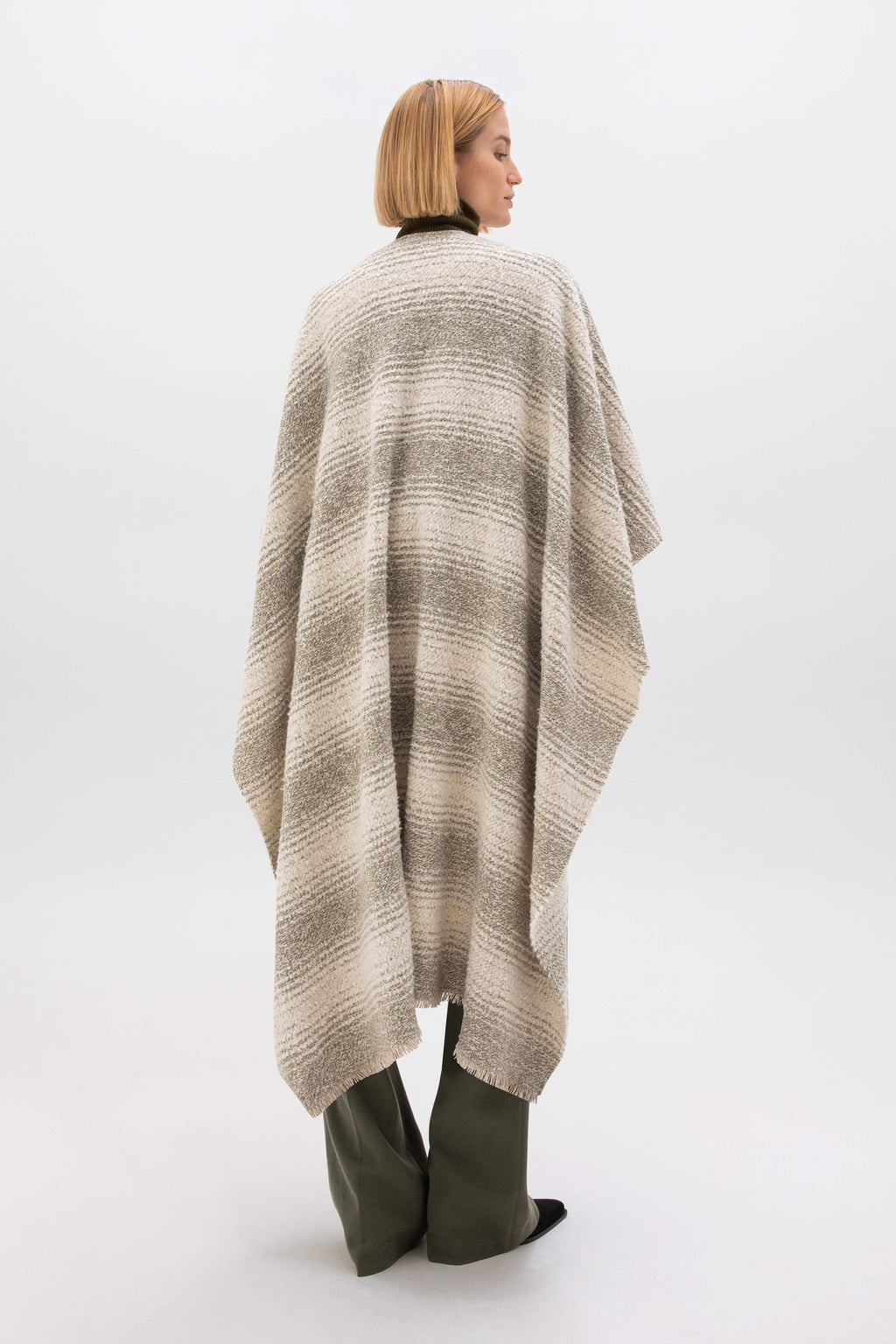Textural Ombré Cape