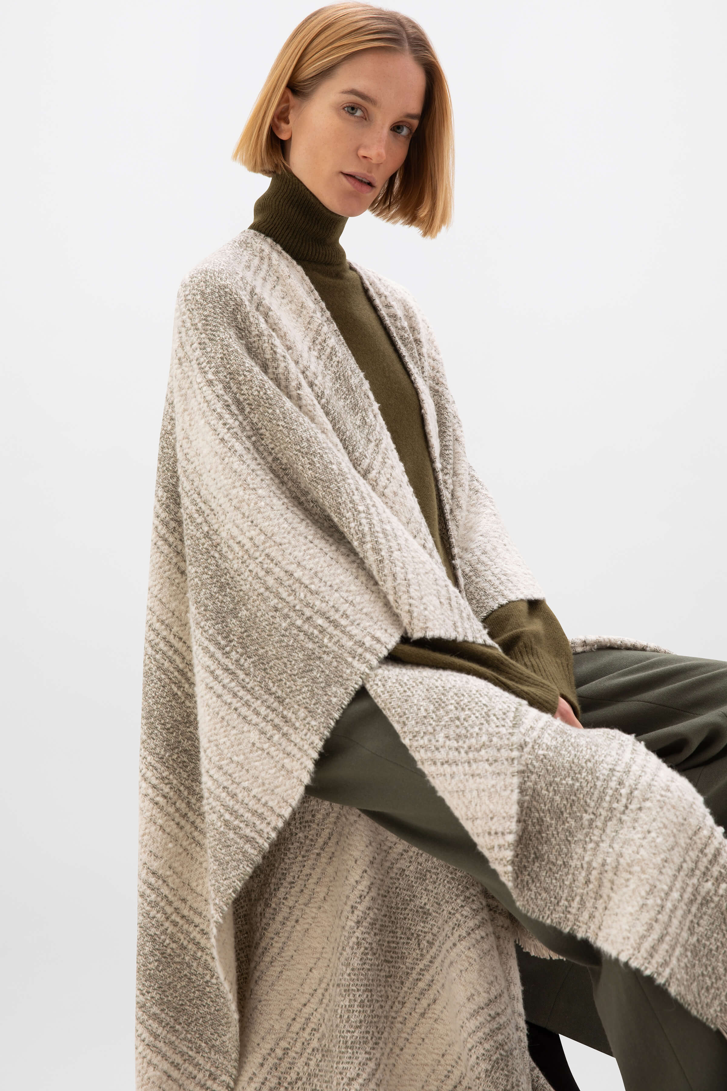Textural Ombré Cape
