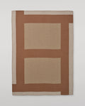 Brown Geometric Throw