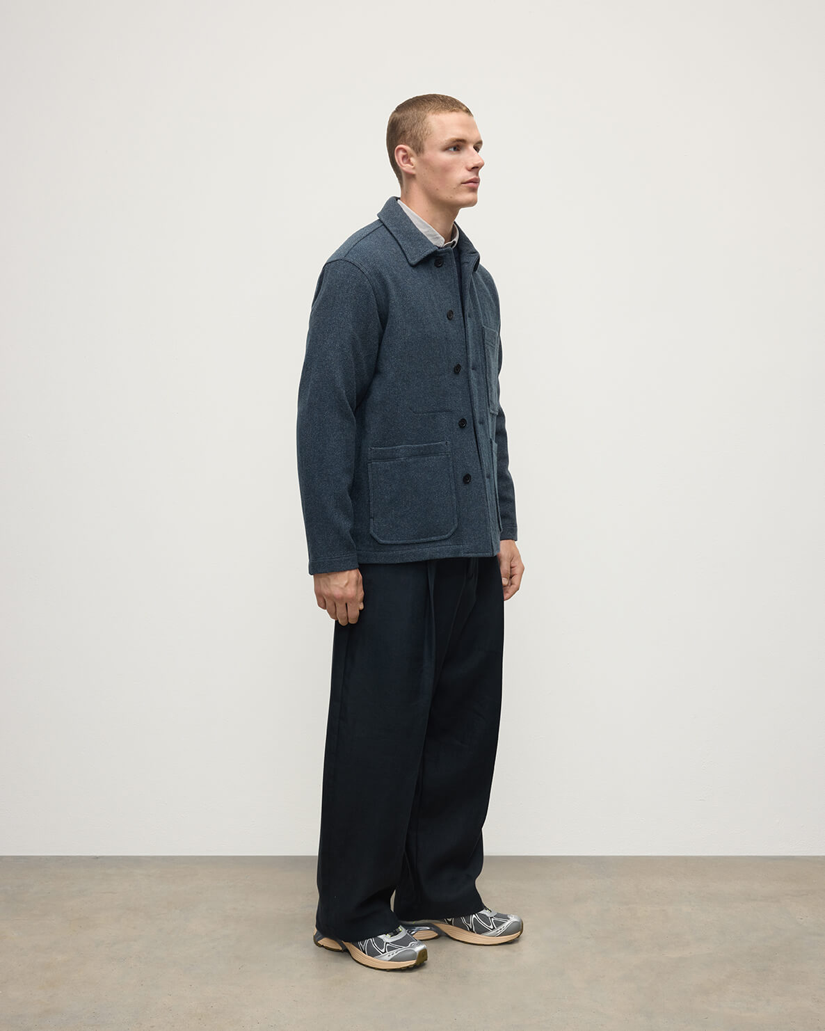 The Weavers Jacket | Navy Hairline