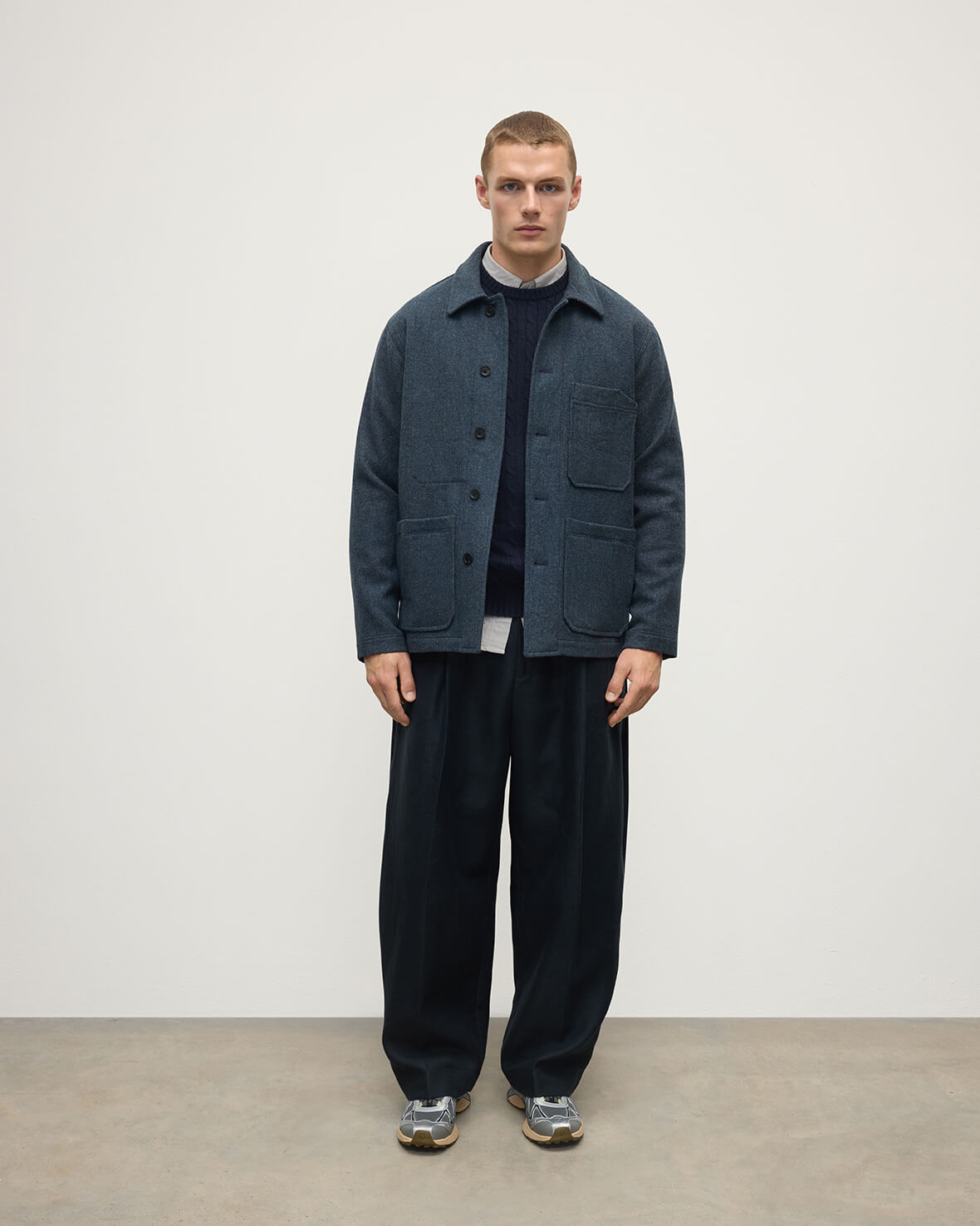 The Weavers Jacket | Navy Hairline