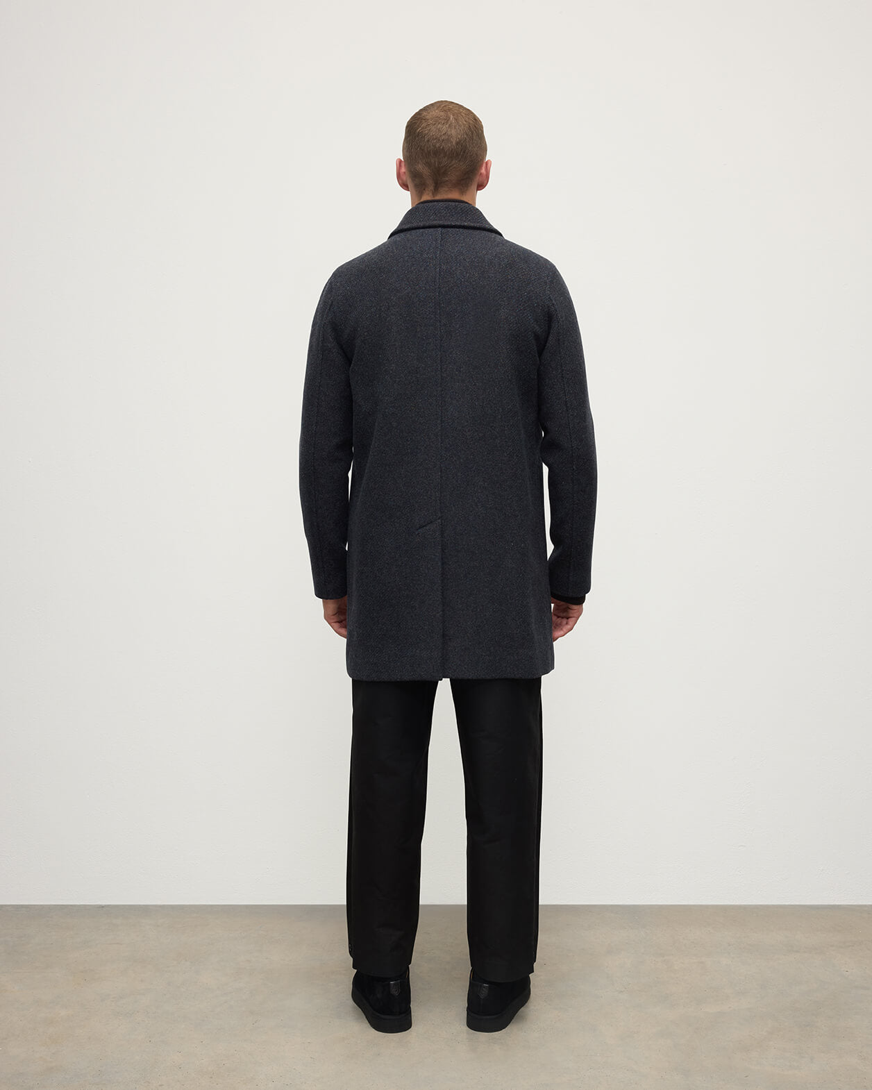 Wool Grey Car Coat