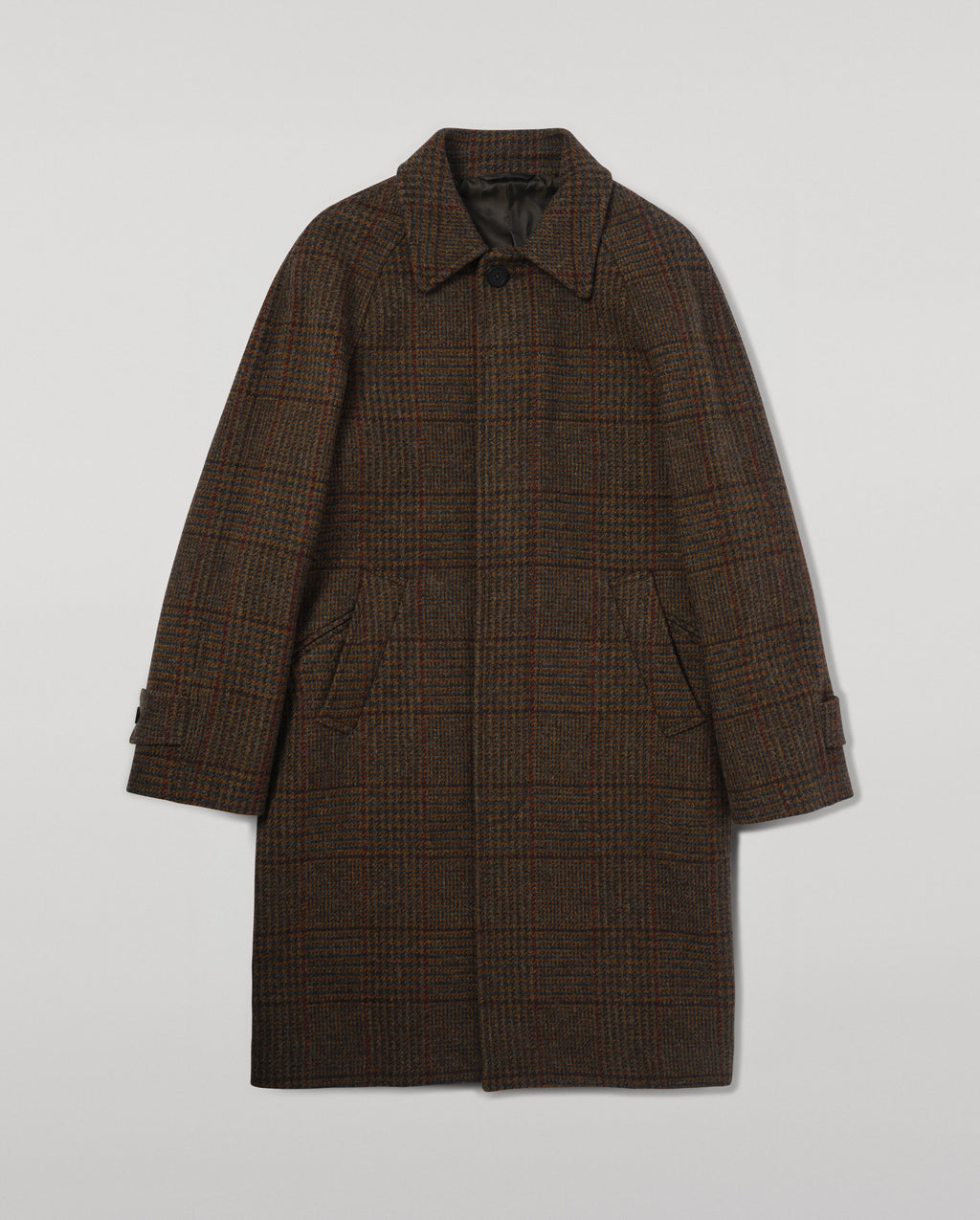 'The Balmacaan' Coat | Moorland Glen Urquhart Check