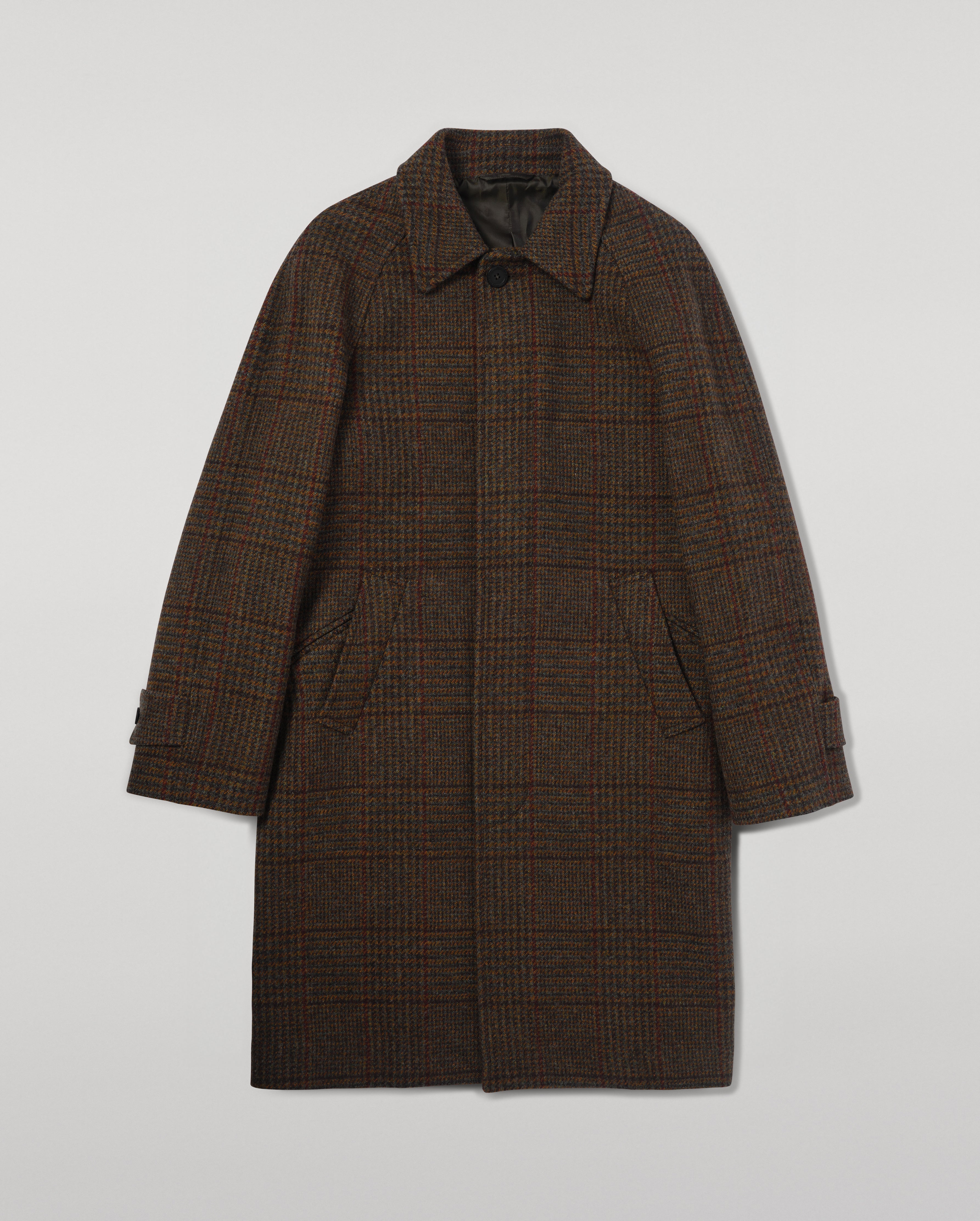 'The Balmacaan' Coat | Moorland Glen Urquhart Check
