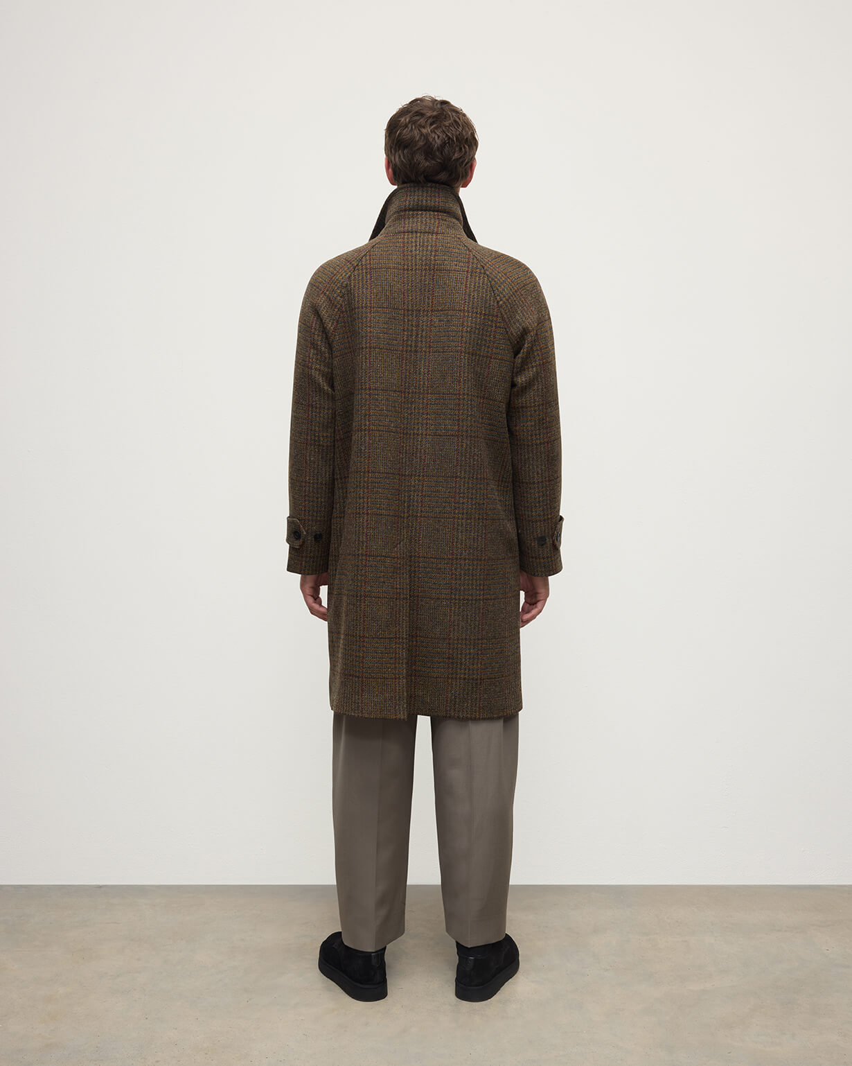 'The Balmacaan' Coat | Moorland Glen Urquhart Check