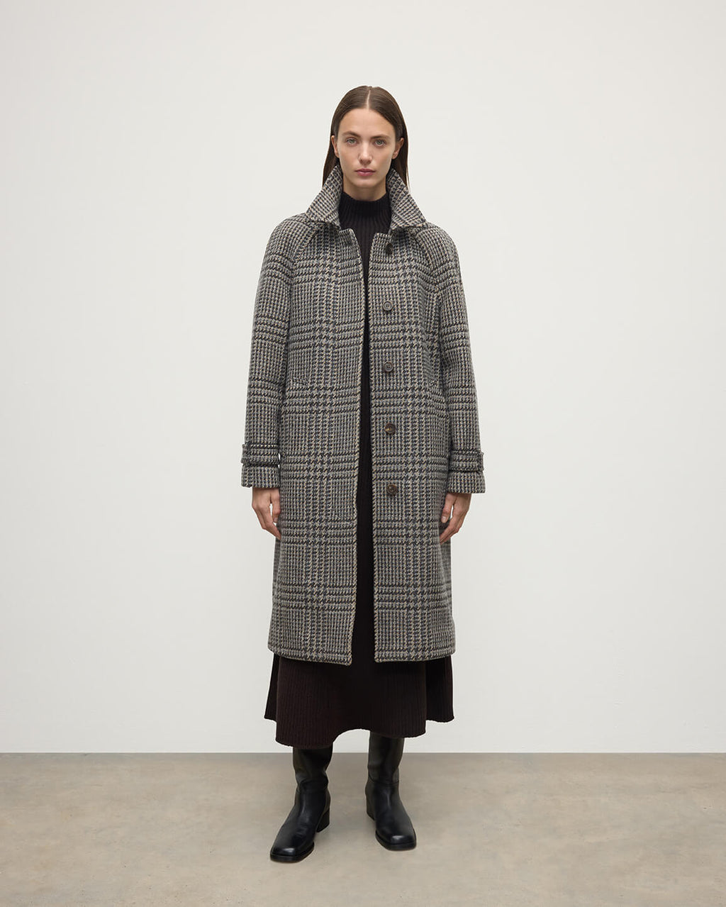 Women's Balmacaan Coat | Peregrine Glen Urquhart