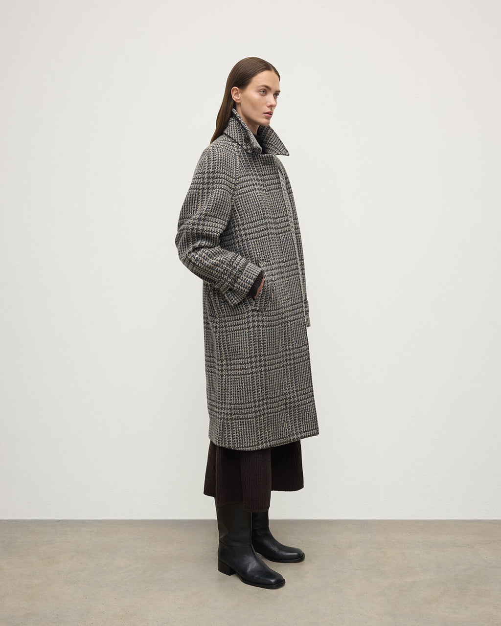 Women's Balmacaan Coat | Peregrine Glen Urquhart