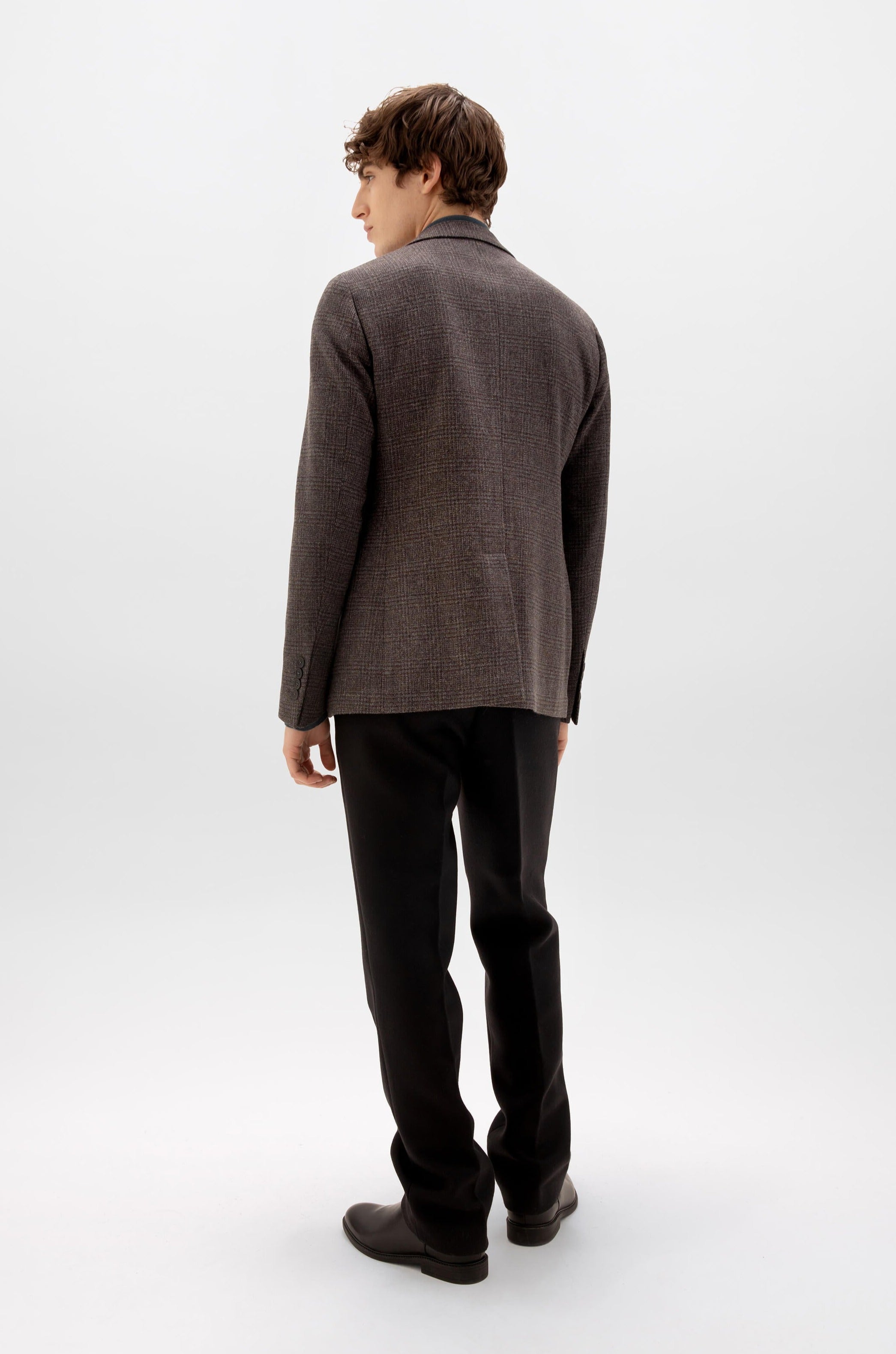 Glen Check Tweed Jacket