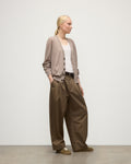 Forsyth Light Brown Superfine Cashmere Cardigan