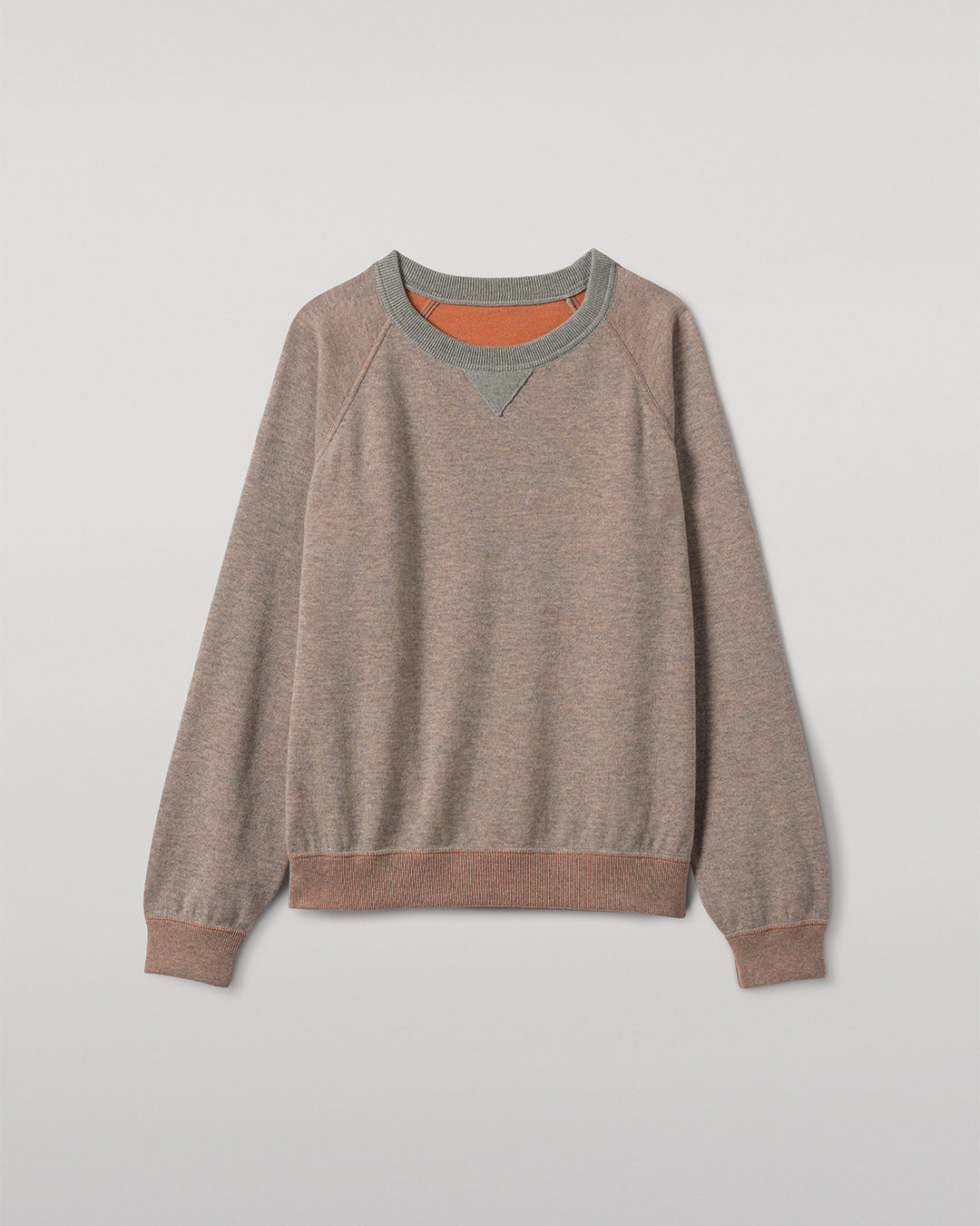 Beach Orange Cashmere Sweatshirt