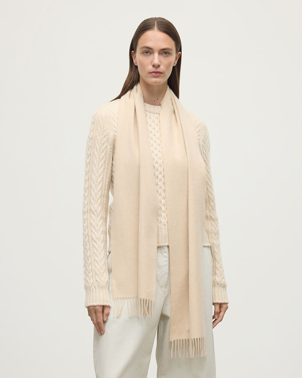 Natural Cashmere Scarf