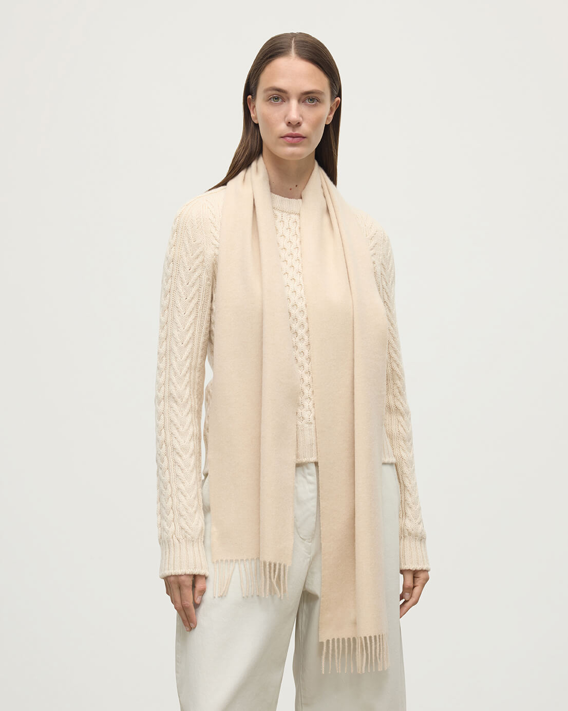 Natural Cashmere Scarf