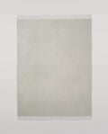 Plain Light Grey Cashmere Throw