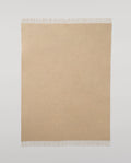 Plain Natural Cashmere Throw
