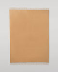 Plain Camel Cashmere Throw