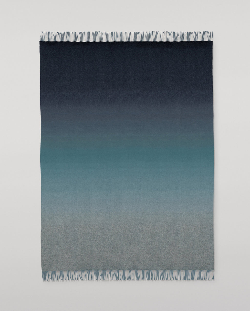 Umbra Blue Ombre Cashmere Throw