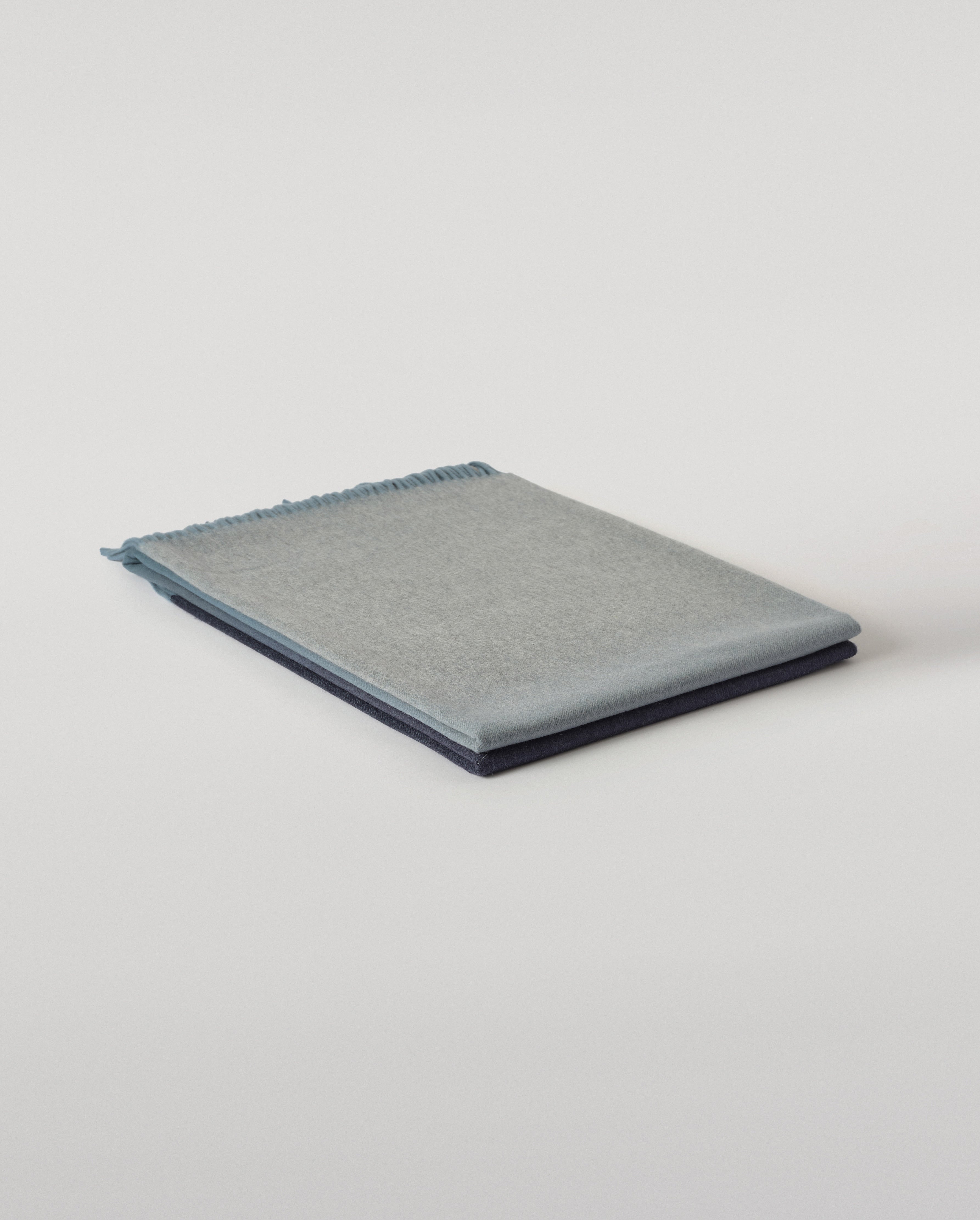 Umbra Blue Ombre Cashmere Throw
