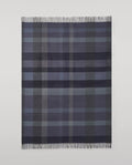 Umbra Blue Cashmere Plaid Throw
