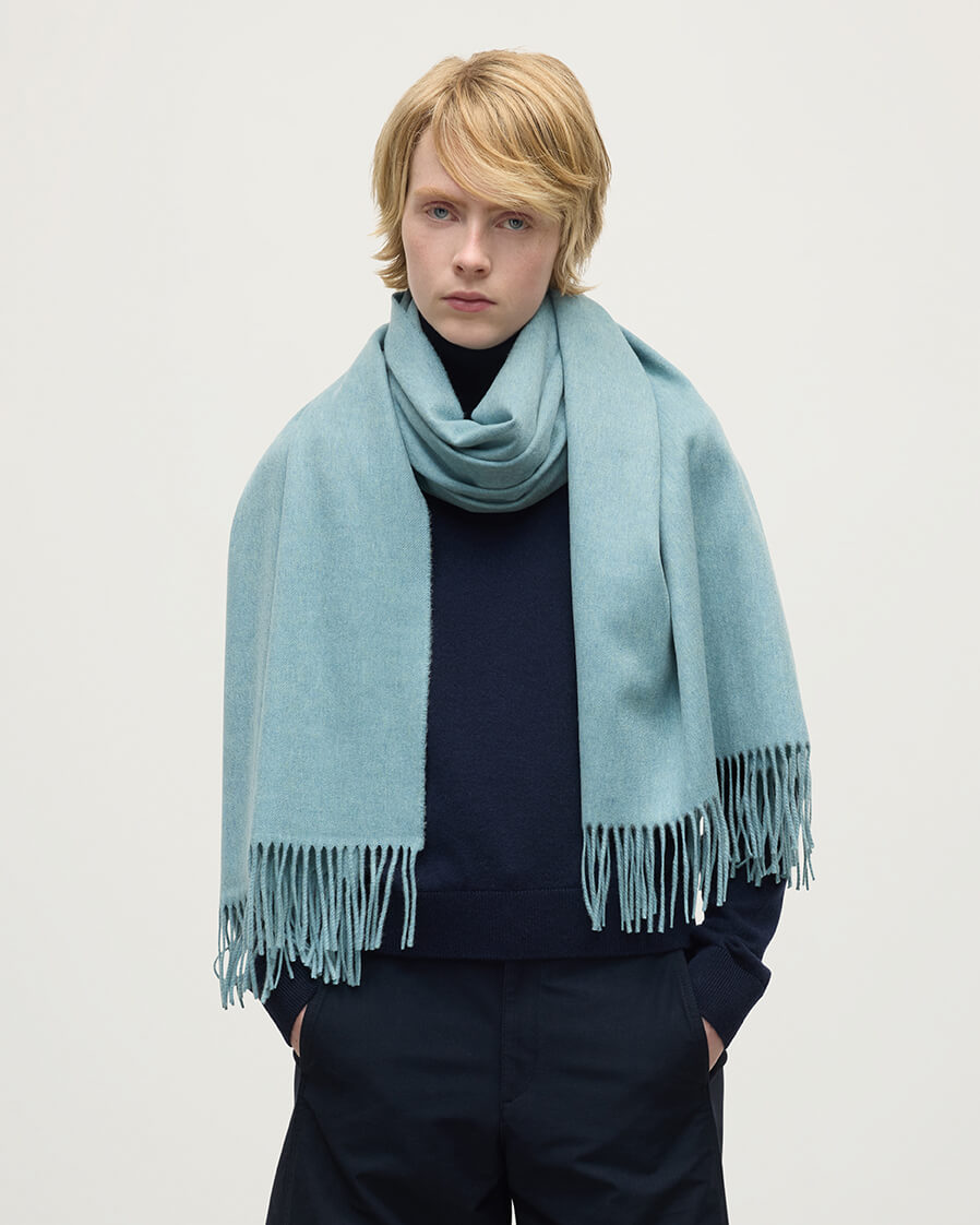 Green Cashmere Stole