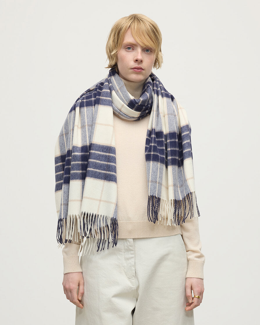 Knockmore Tartan Cashmere Stole