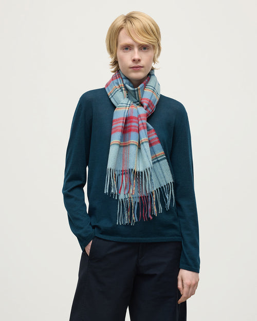 Anderson Tartan Wide Cashmere Scarf
