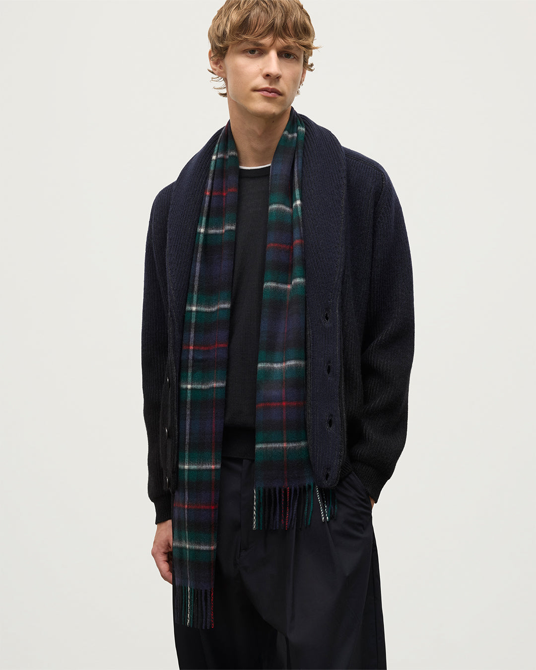 Mackenzie Tartan Cashmere Scarf
