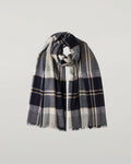 Silver Bannockbane Tartan Lightweight Cashmere  Stole