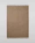 Reversible Brown & Natural Cashmere Bed Throw