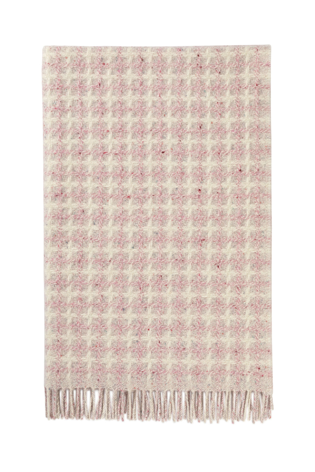 Donegal Cashmere Baby Blanket in Pink