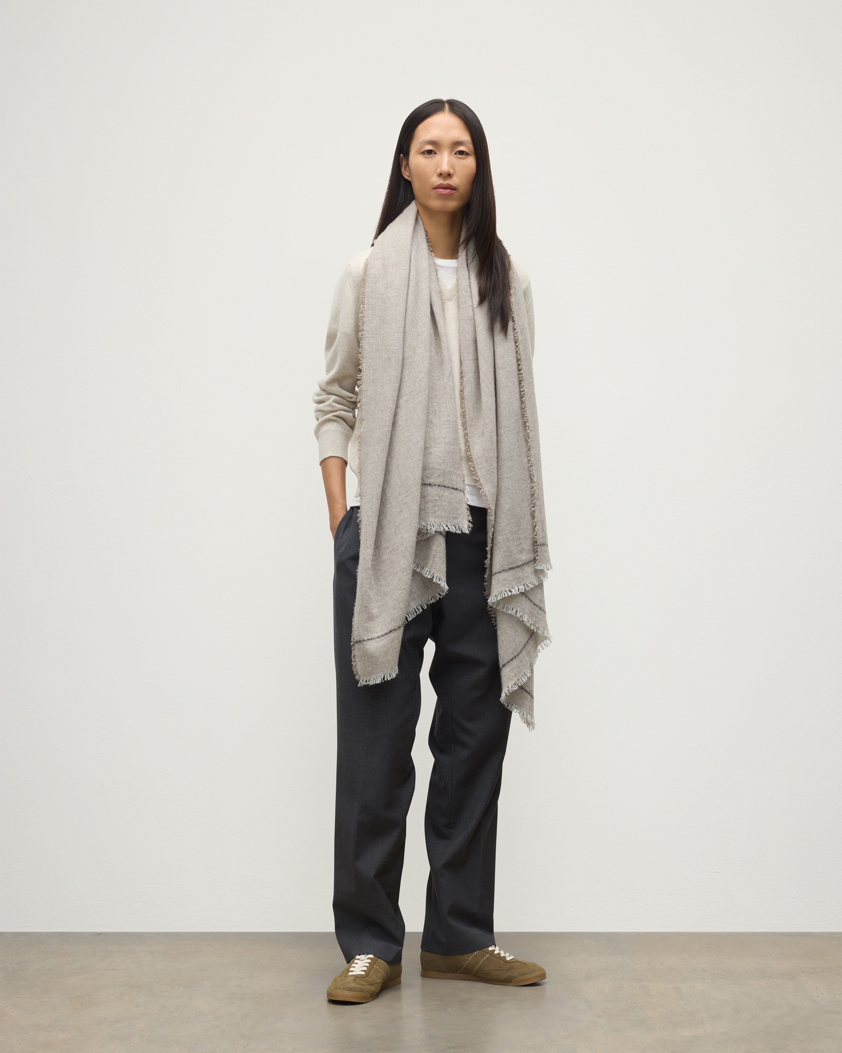 Usan Natural Cashmere Scarf