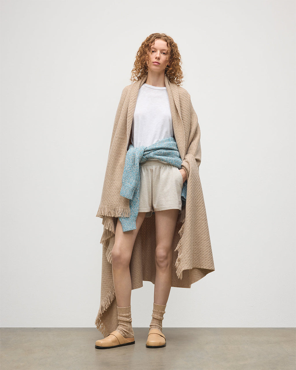 Yarrow Natural Cashmere Throw