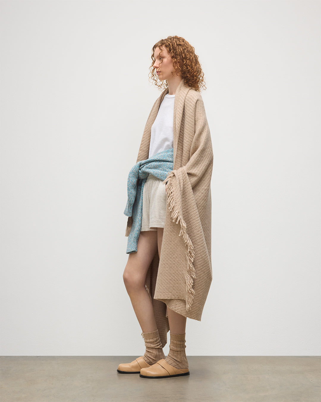 Yarrow Natural Cashmere Throw