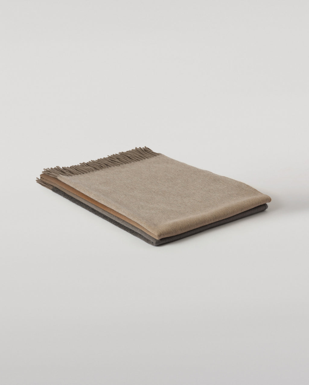 Umbra Brown Ombre Cashmere Throw