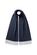 Navy Cashmere Scarf