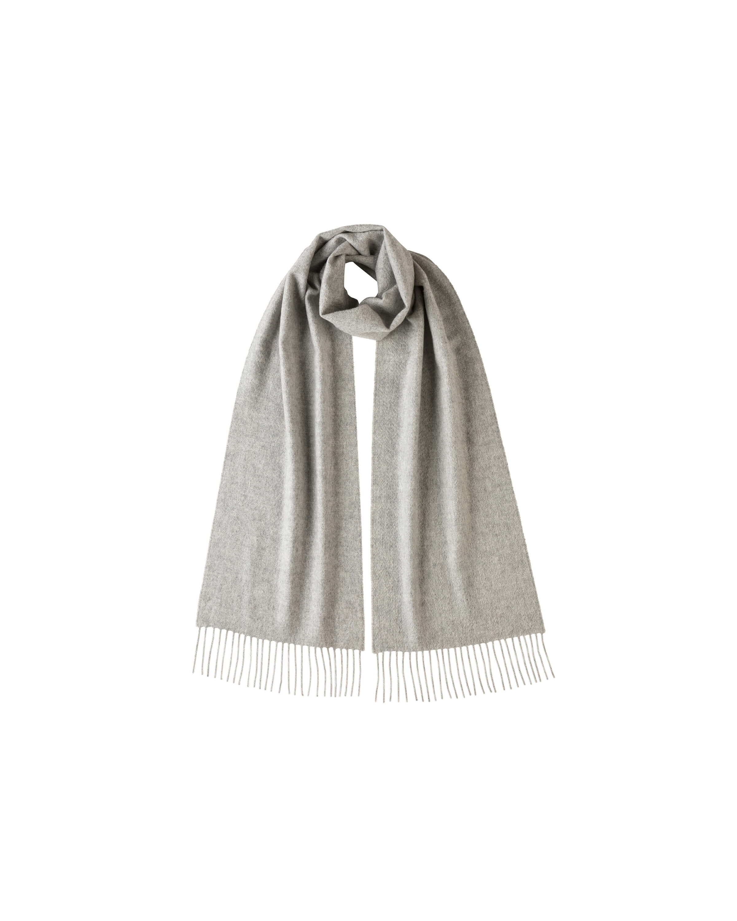 Women's Light Grey Cashmere Accessories Gift Set