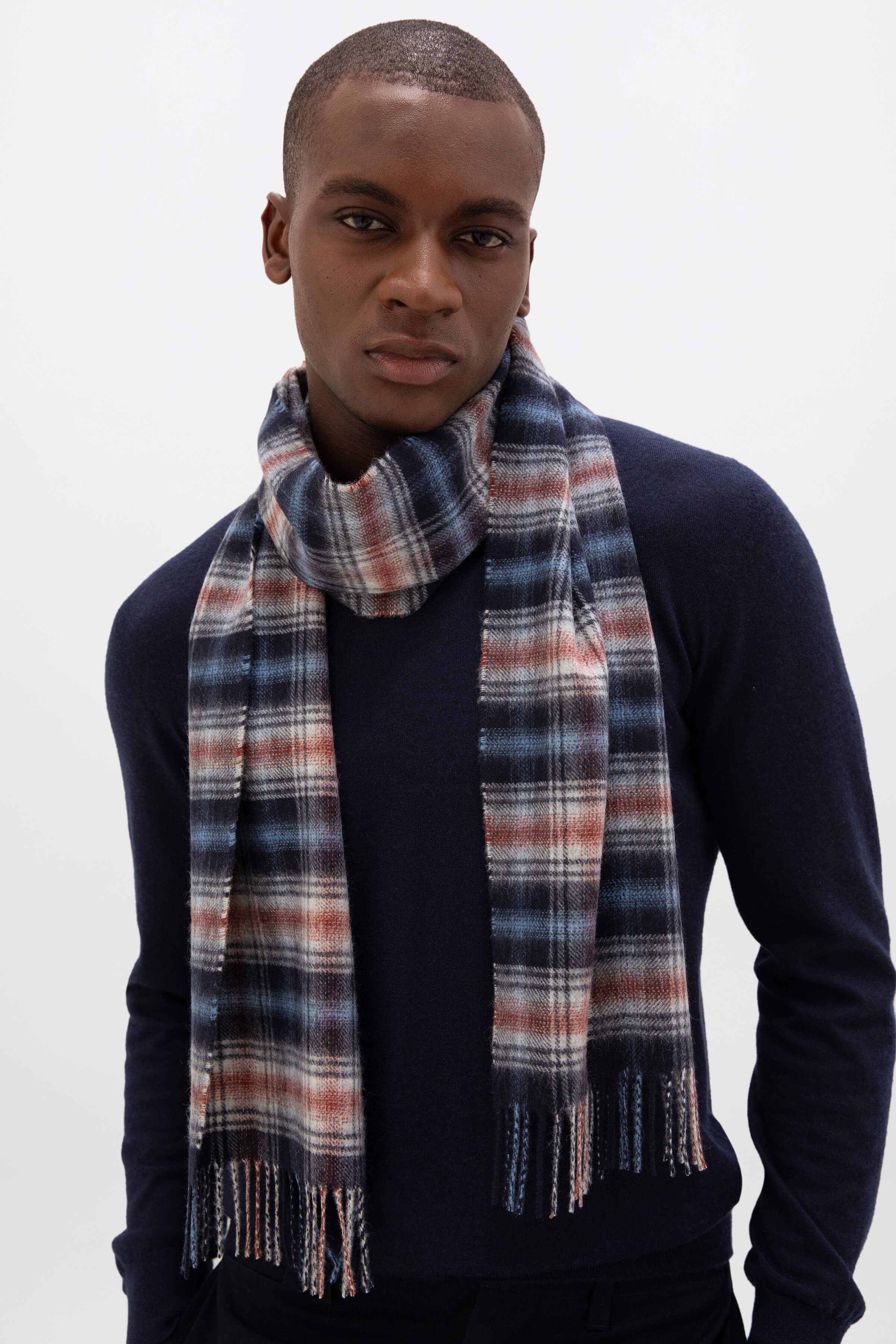 Tweed Cashmere Scarf