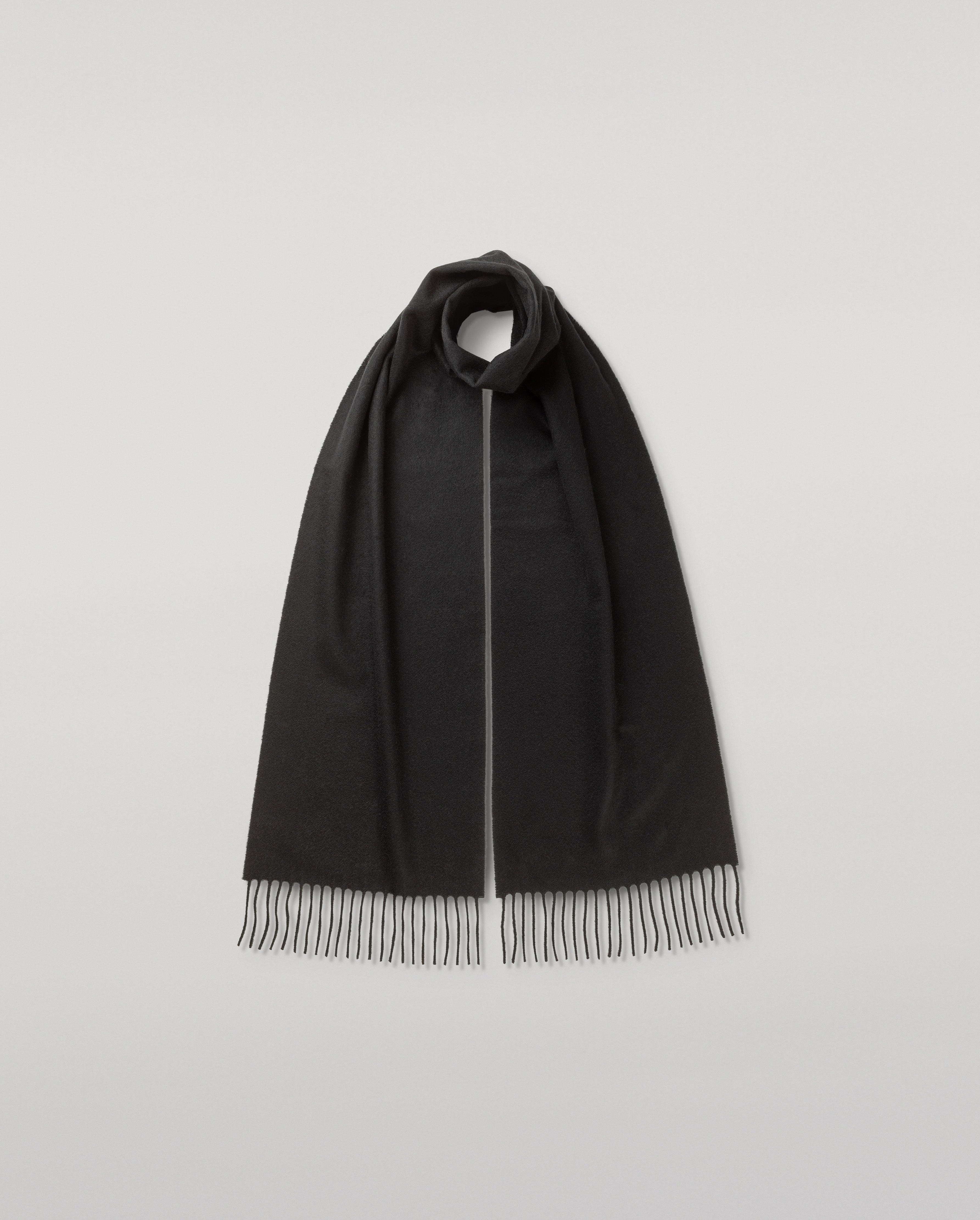 Black Cashmere Scarf