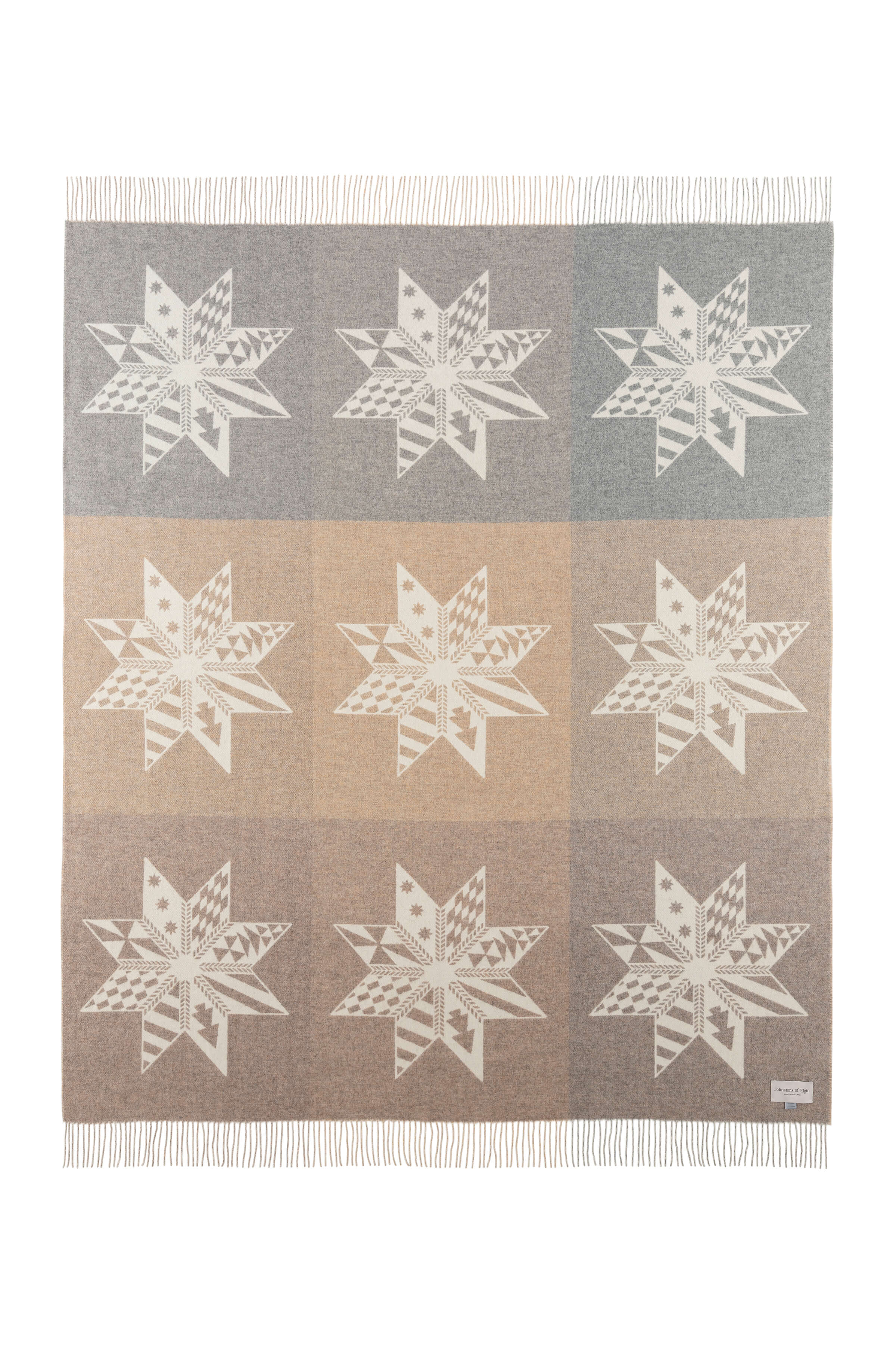 Natural Stars Cashmere Blanket