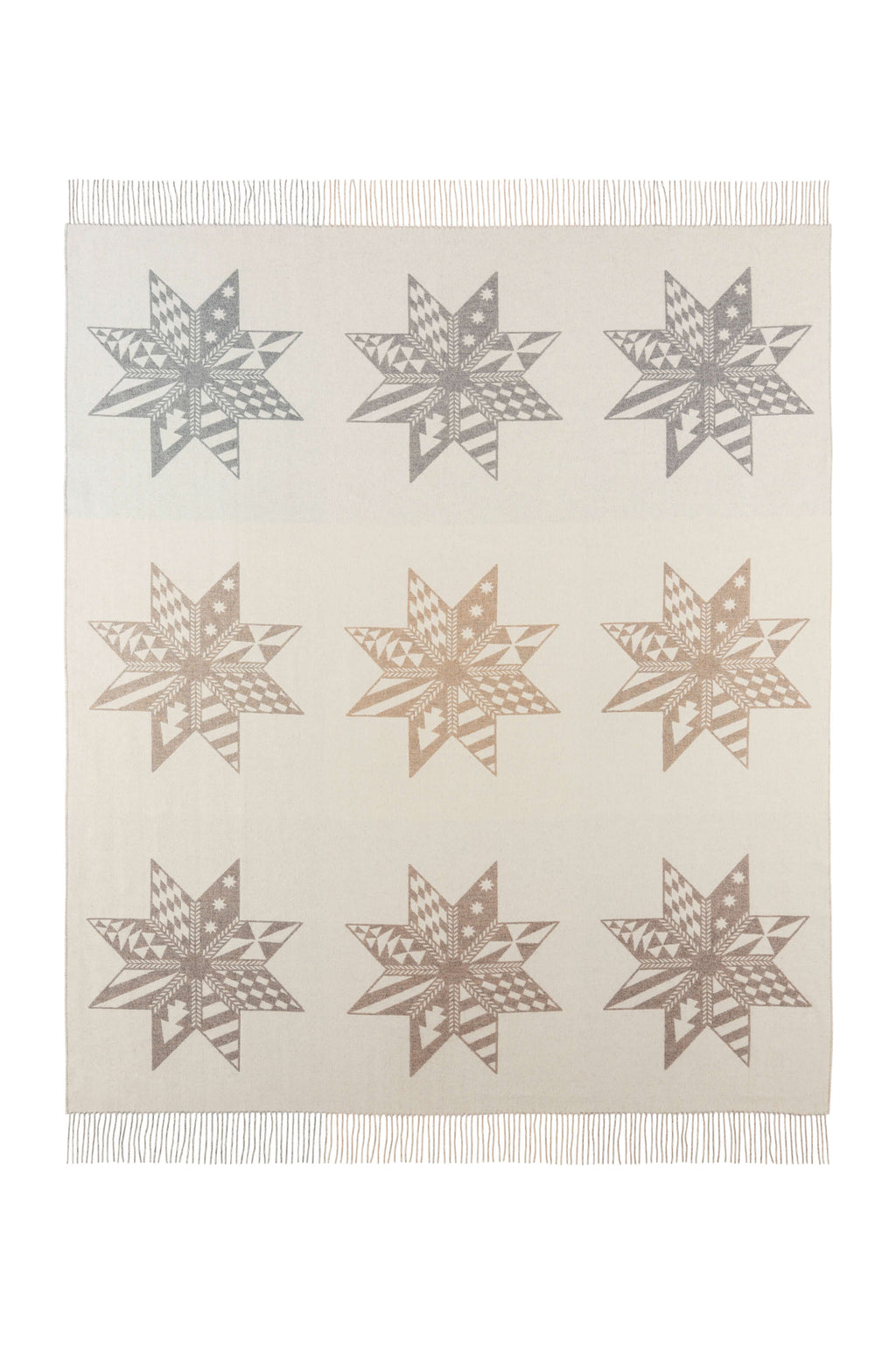 Natural Stars Cashmere Blanket