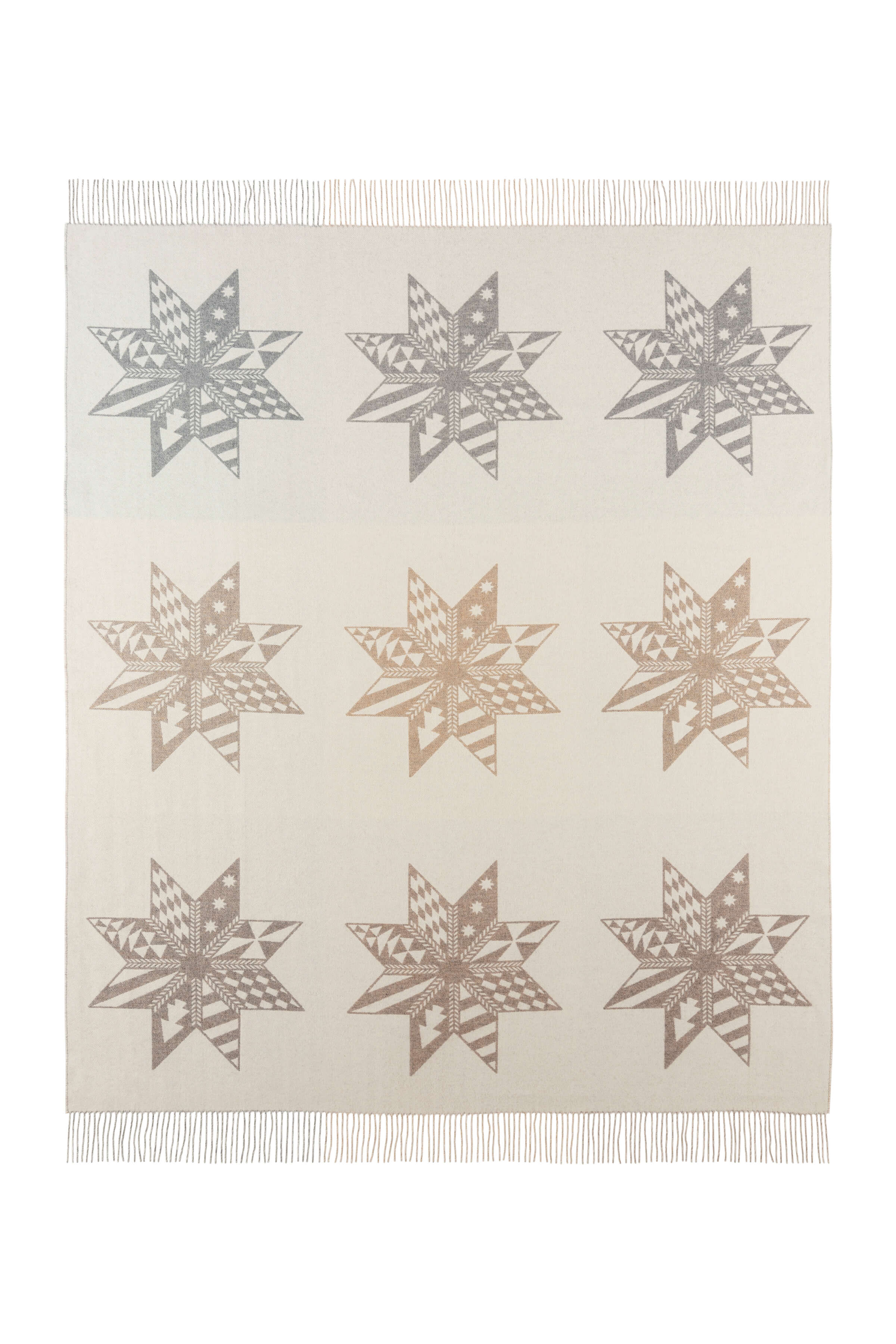 Natural Stars Cashmere Blanket