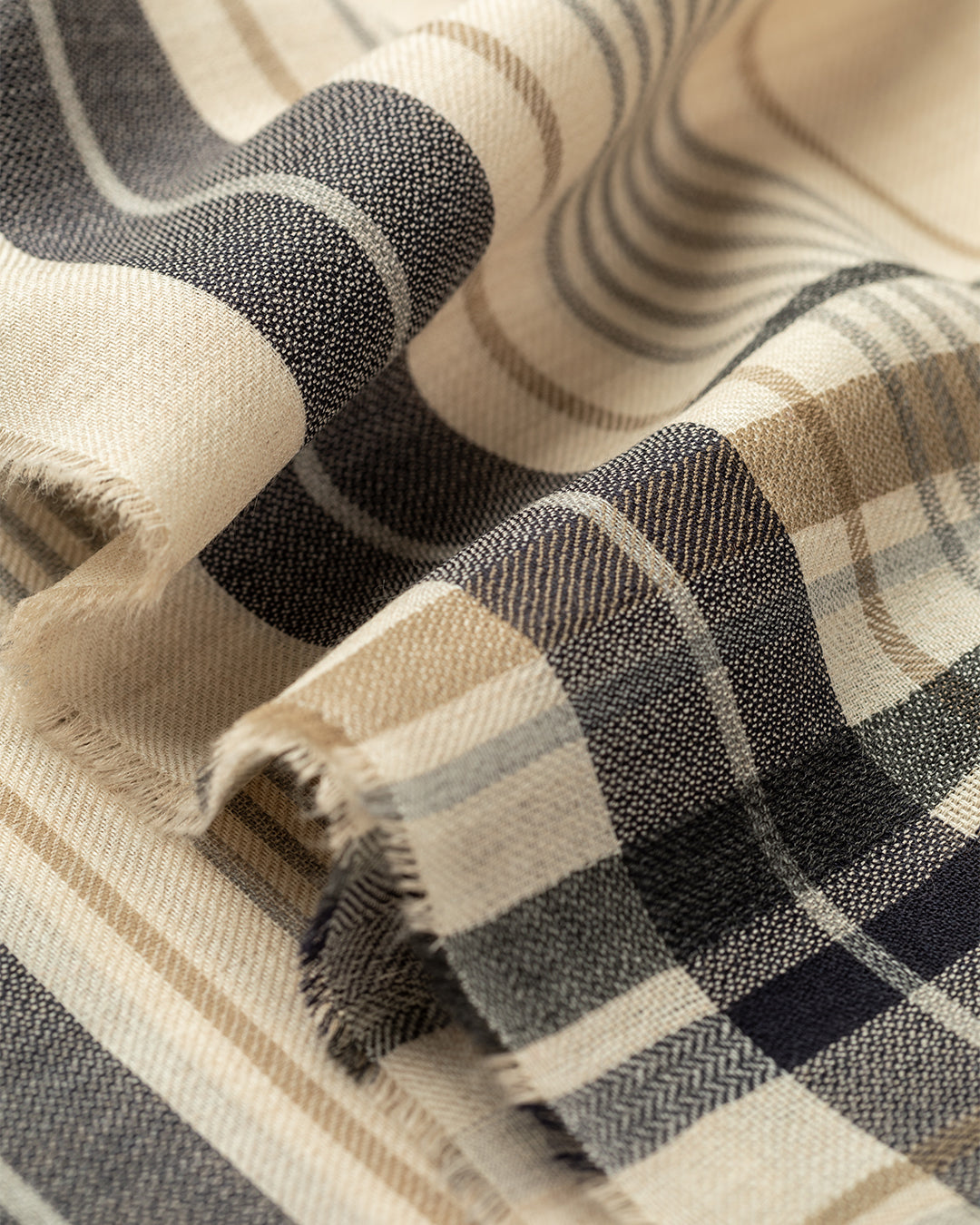 Helmina Natural Cashmere Scarf