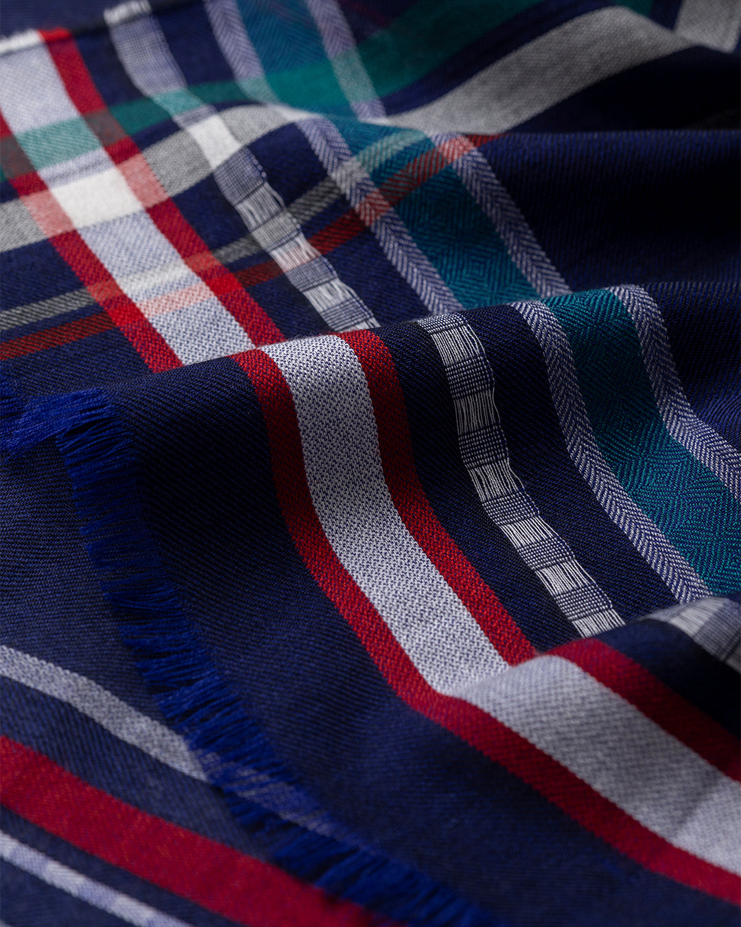 Helmina Navy Cashmere Scarf