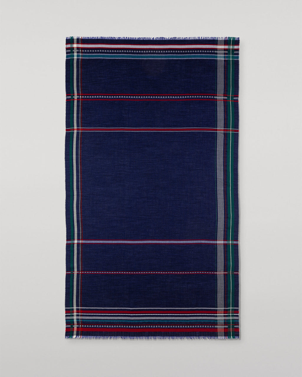 Helmina Navy Cashmere Scarf