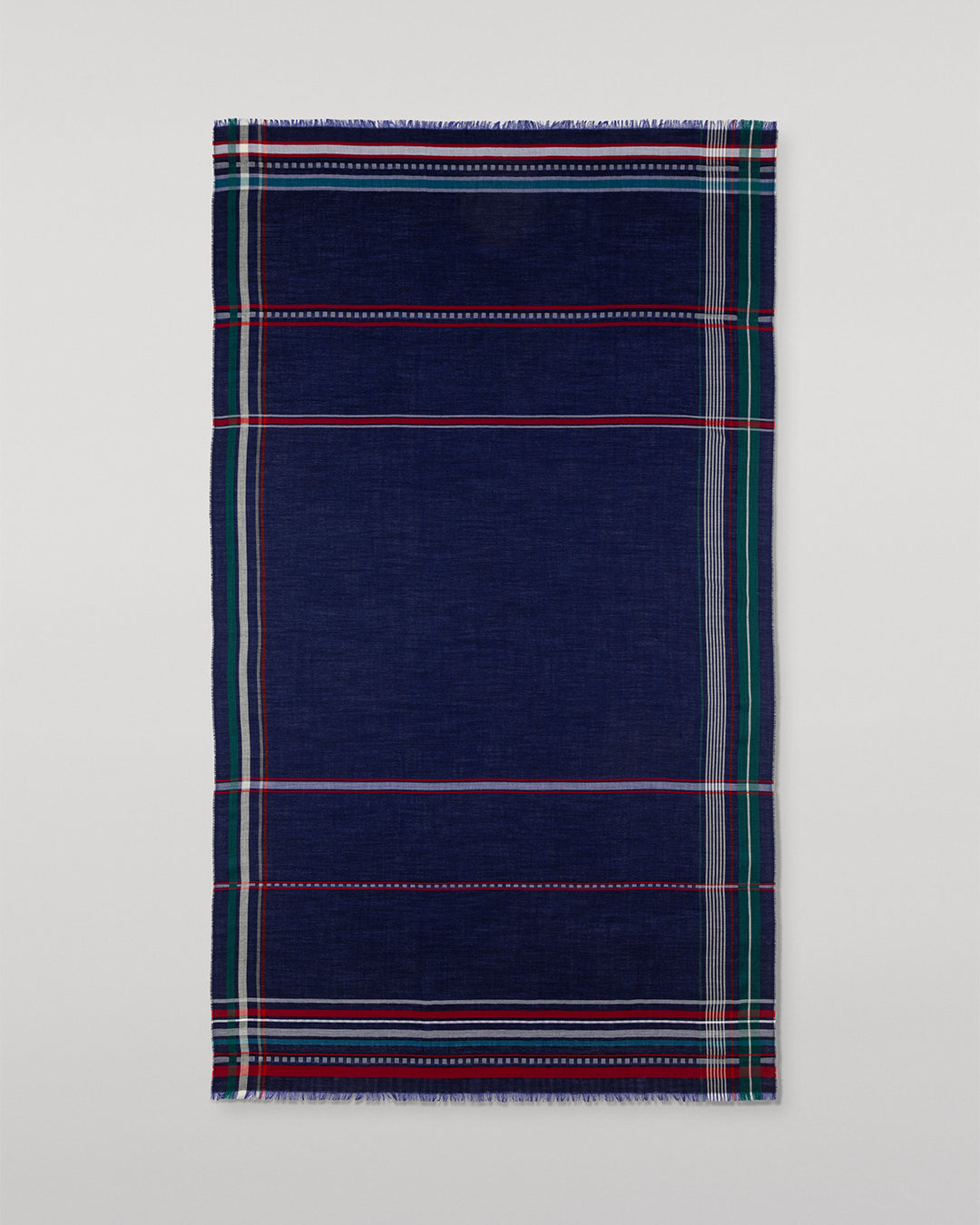 Helmina Navy Cashmere Scarf