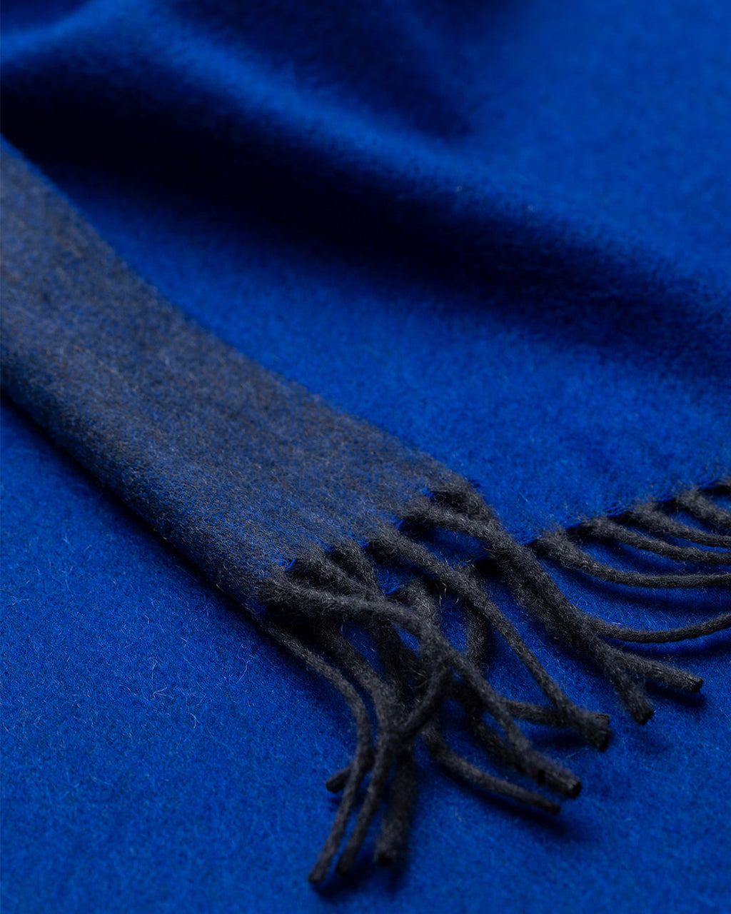Bard Grey & Blue Cashmere Scarf