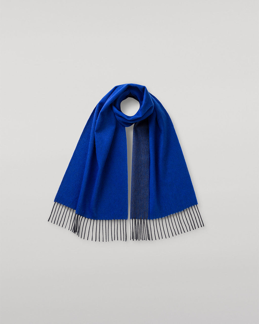 Bard Grey & Blue Cashmere Scarf