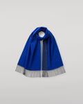 Bard Grey & Blue Cashmere Scarf