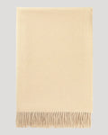 Plain Cashmere Throw in Blonde