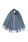 Blue Cashmere Stole